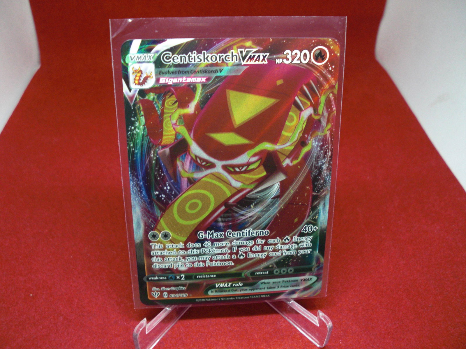 pokemon centiskorch vmax: pokemon lot