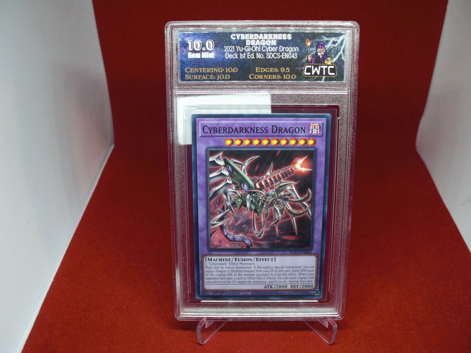 cwtc graded 10 cyberdarkness dragon (1 of 1)