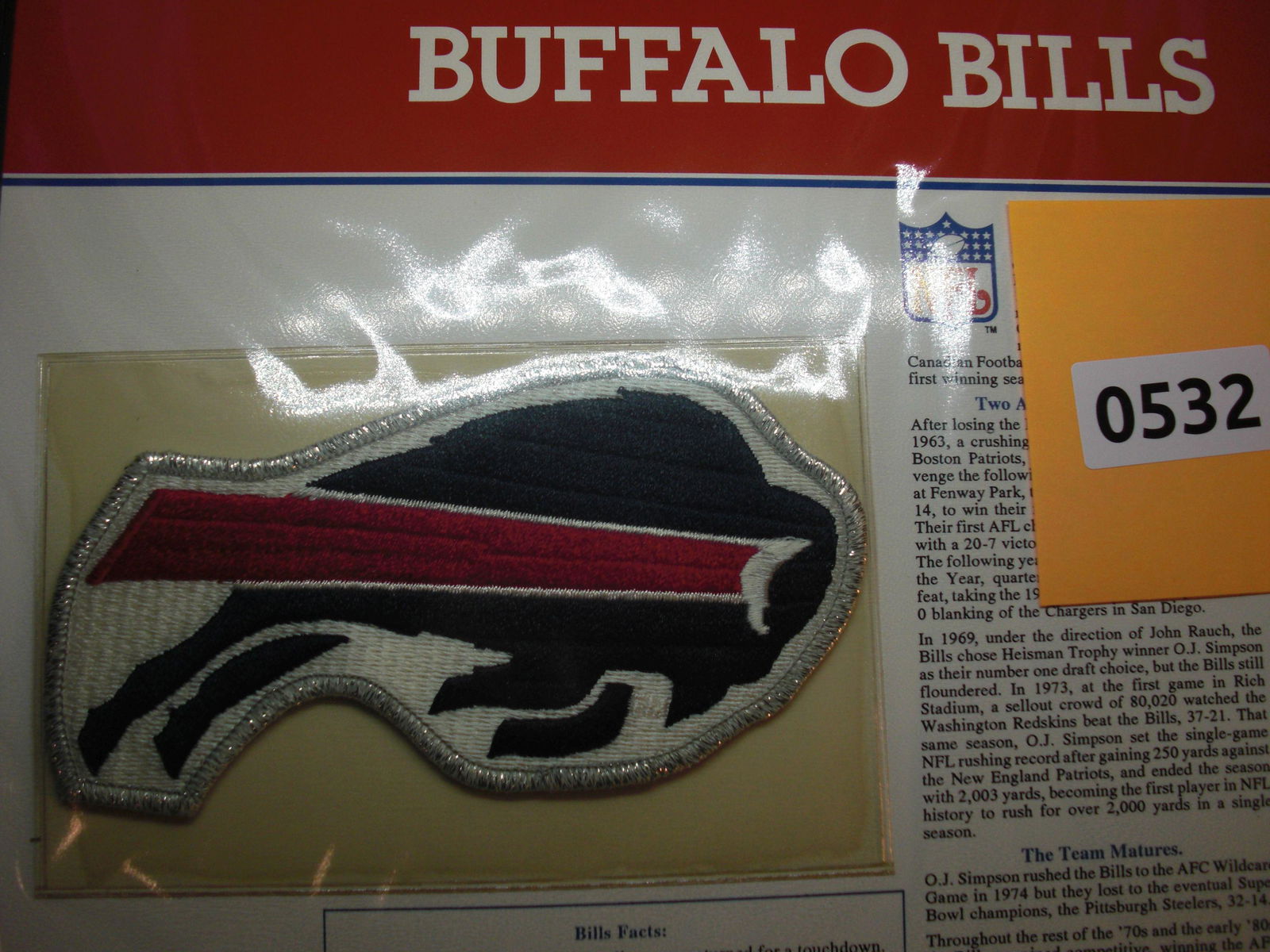 buffalo bills team logo patch (1 of 1)