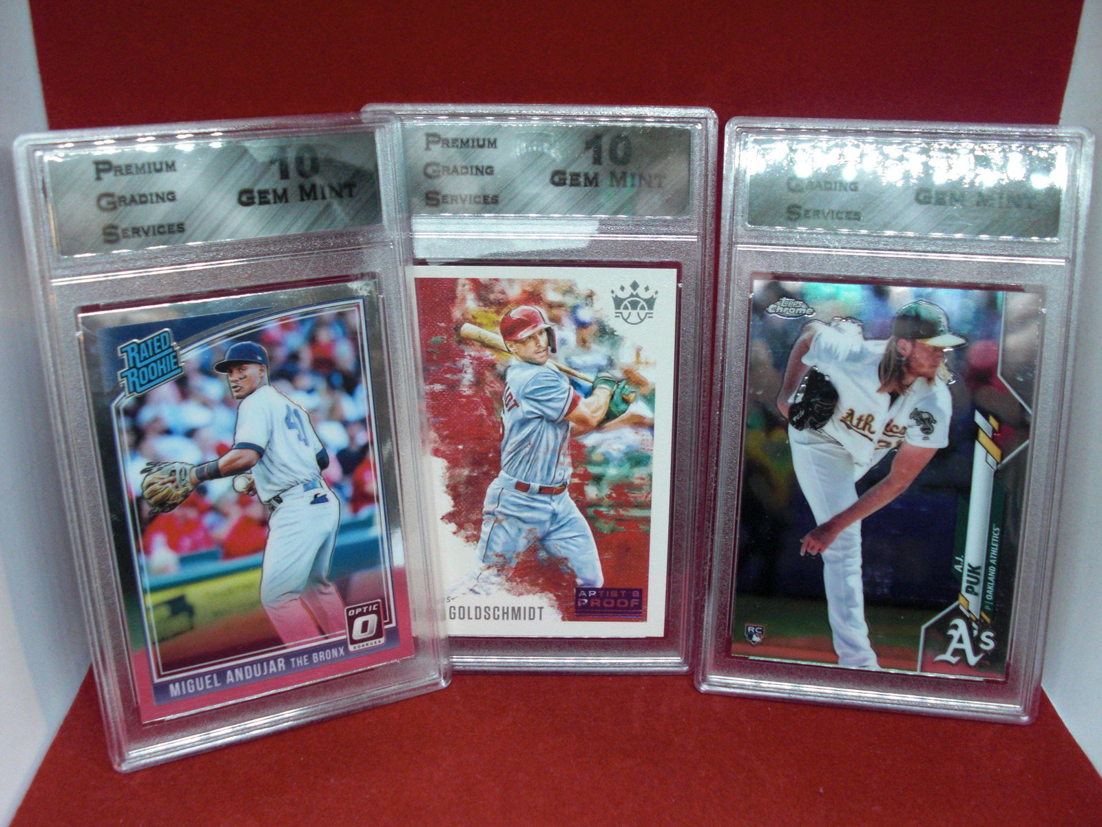 lot of 3 PGS gem 10 baseball cards (1 of 1)