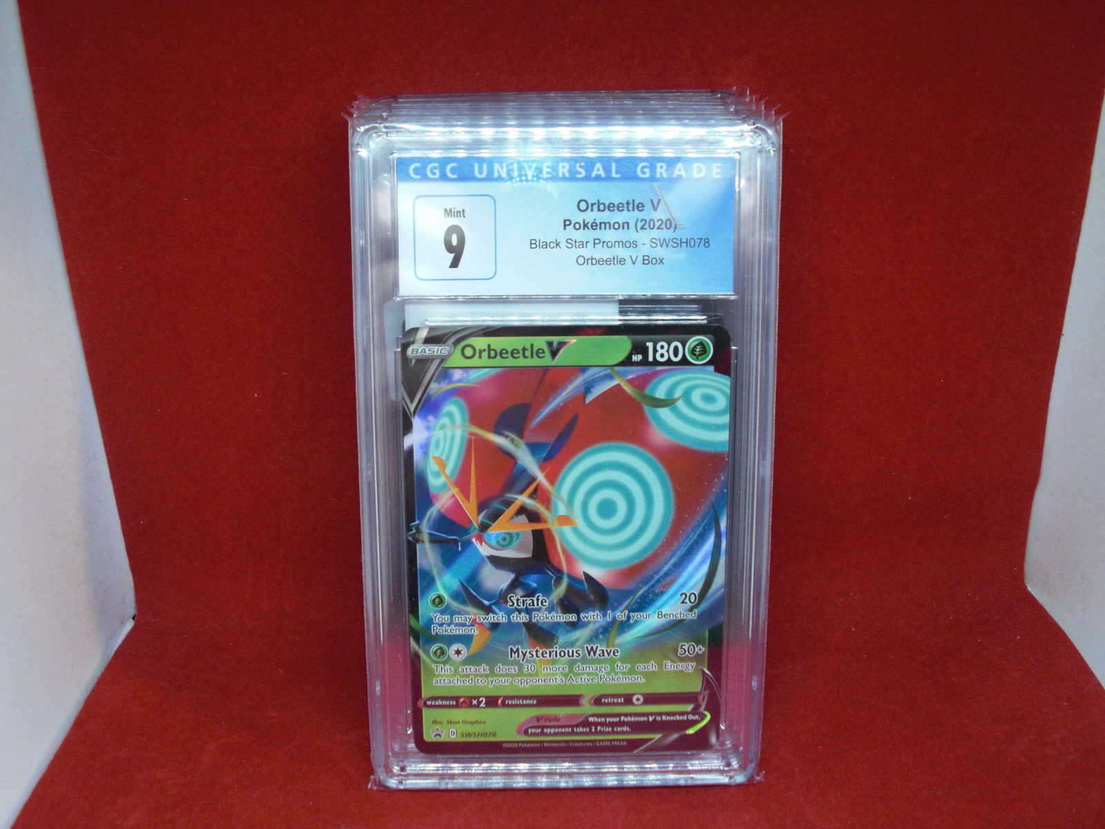 cgc graded 9 pokemon orbeetle v (1 of 1)