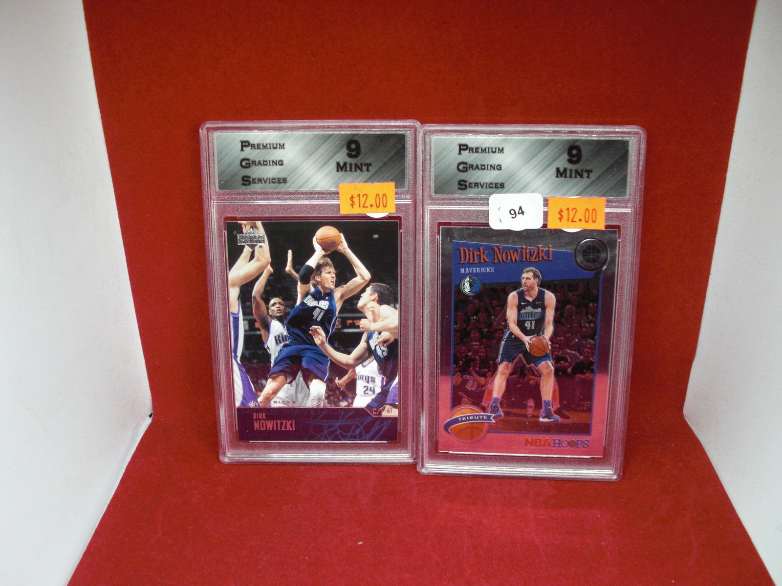lot of 2 pgs 9 dirk nowitzki cards (1 of 1)