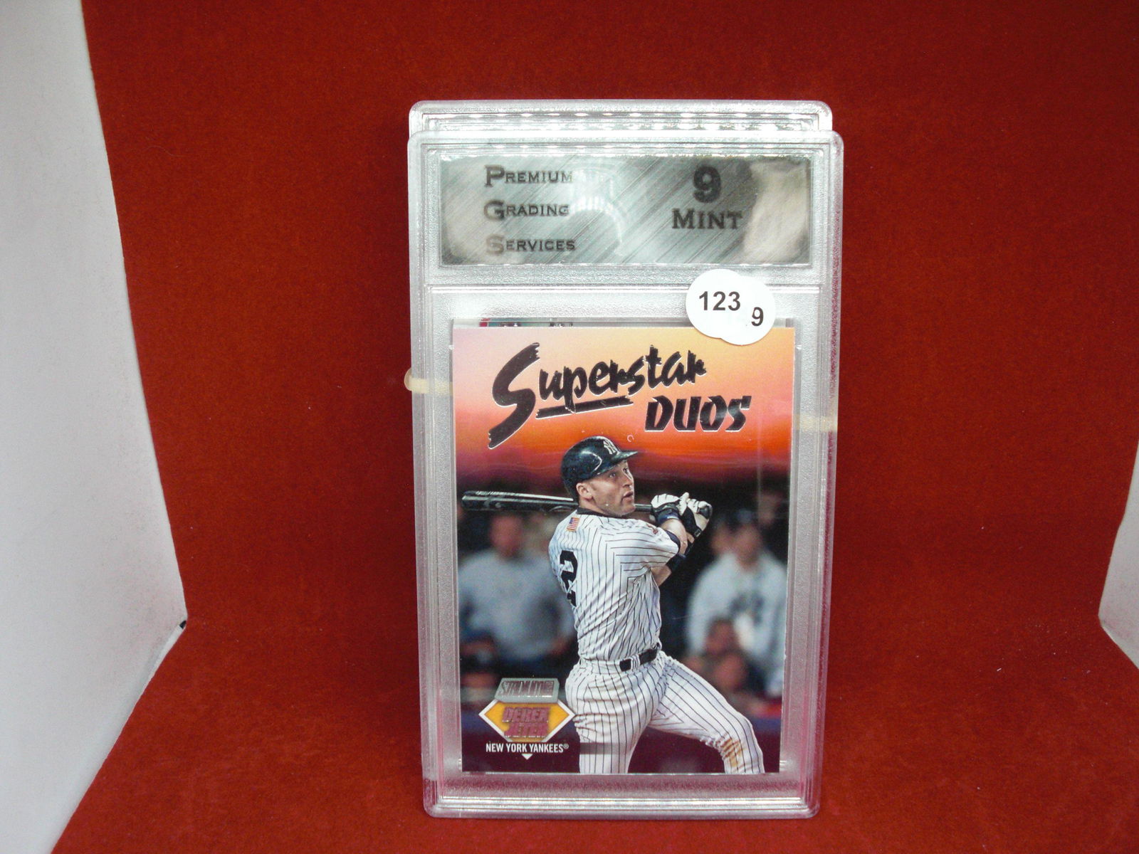 pgs 9 mint derek jeter/mariano rivera card (1 of 1)