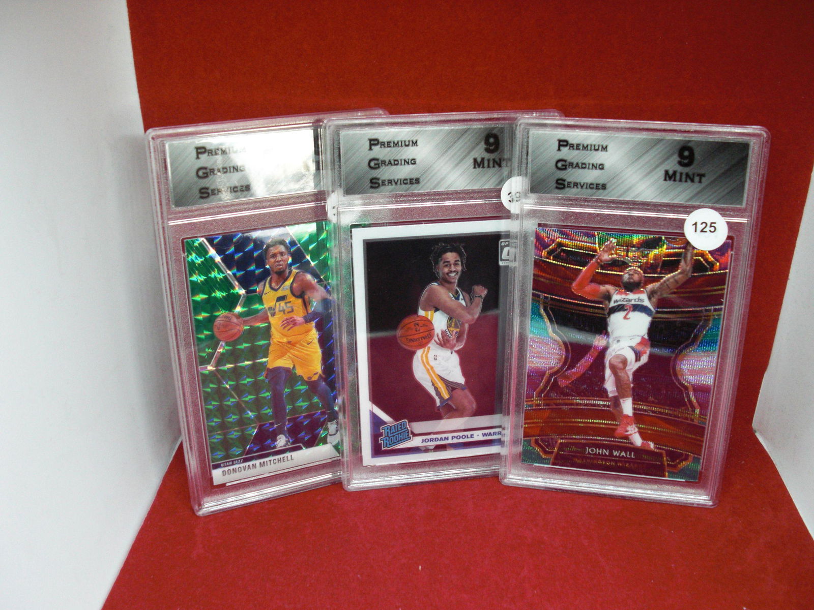 lot of 3 graded basketball cards pgs 9's (1 of 1)