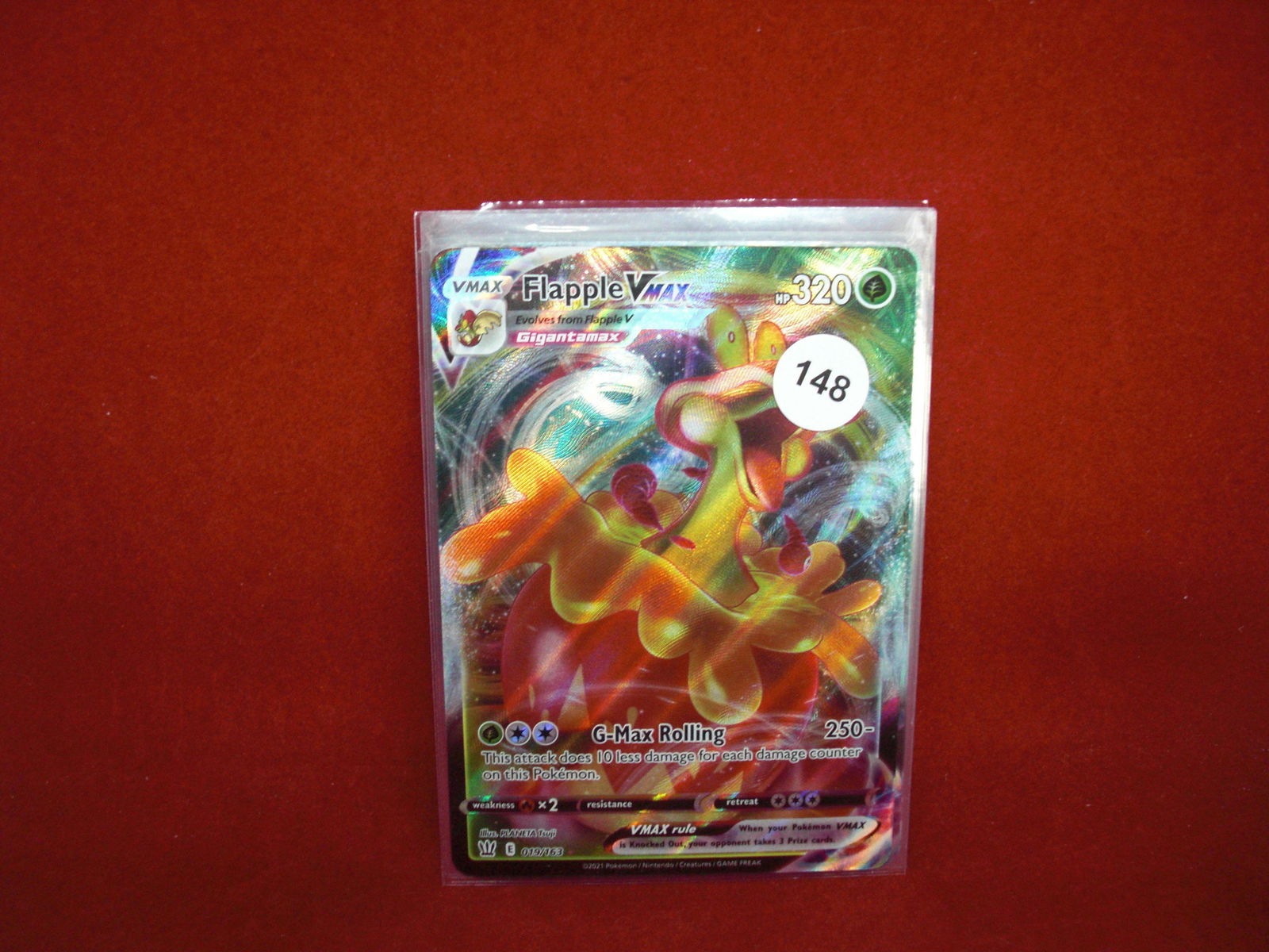 pokemon card flapple vmax (1 of 1)