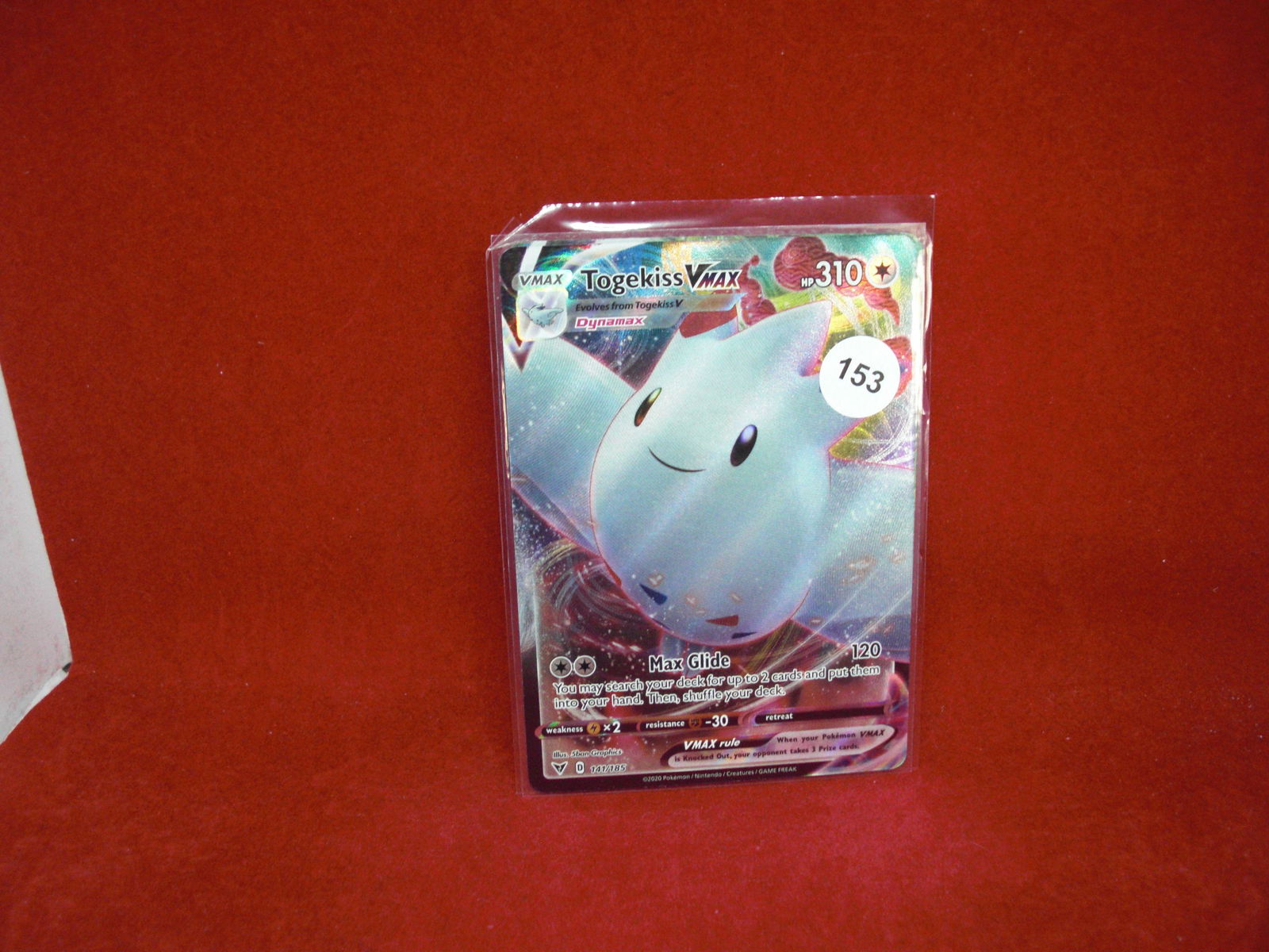pokemon card togekiss vmax (1 of 1)
