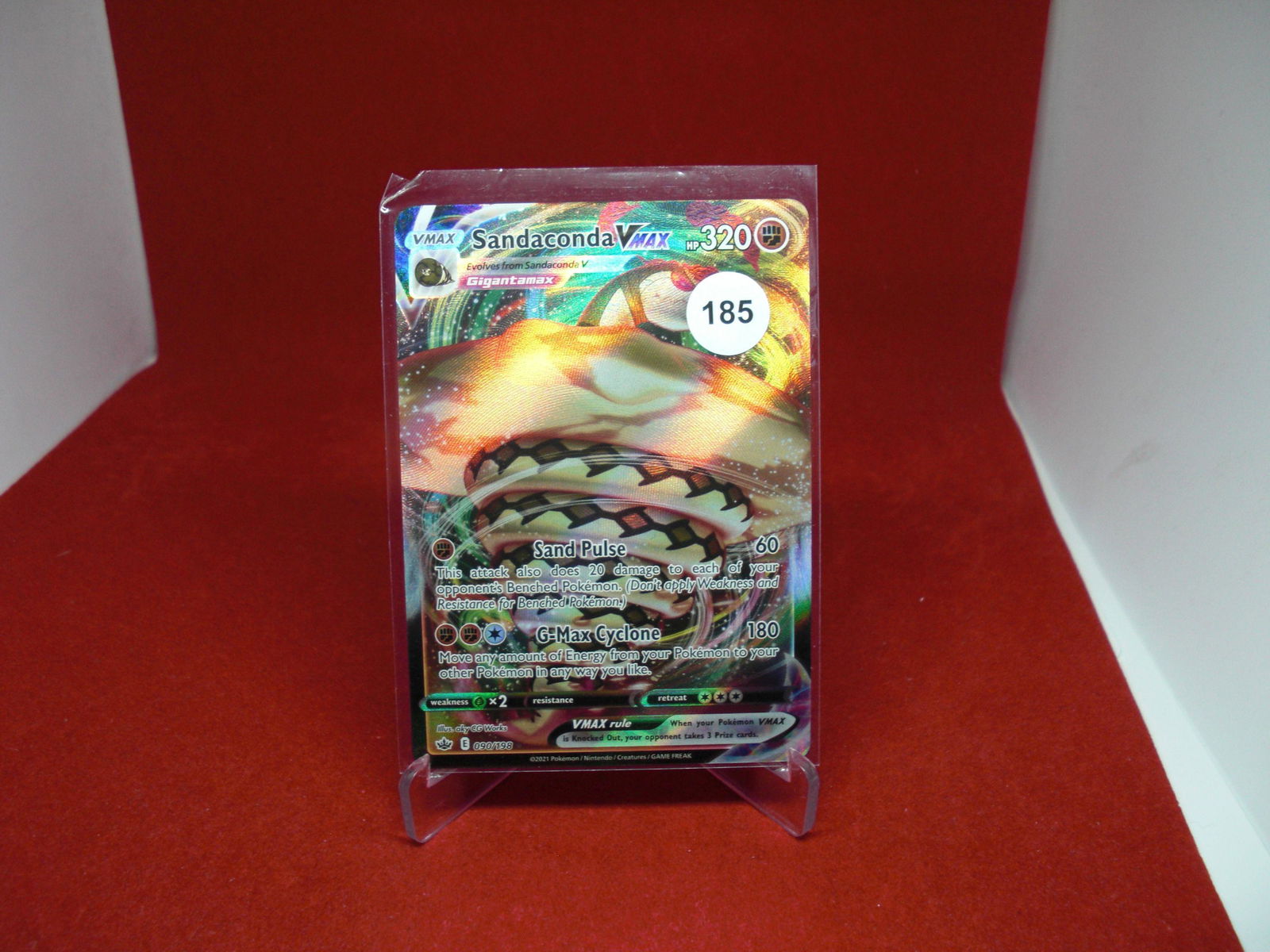 pokemon card sandaconda vmax (1 of 1)
