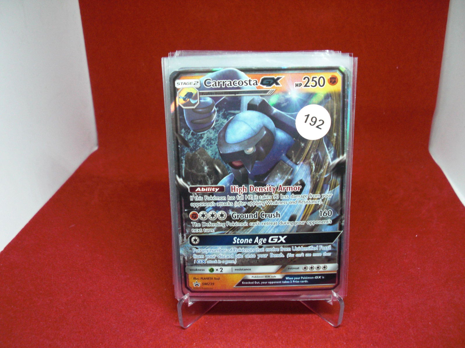 pokemon card carracosta gx (1 of 1)