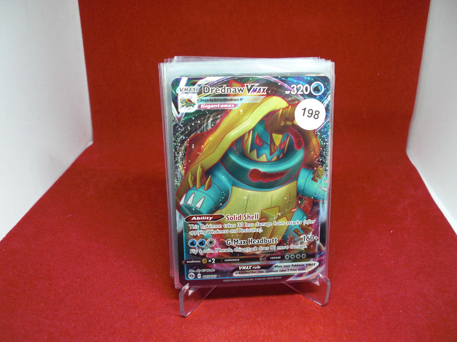 pokemon card drednaw vmax (1 of 1)