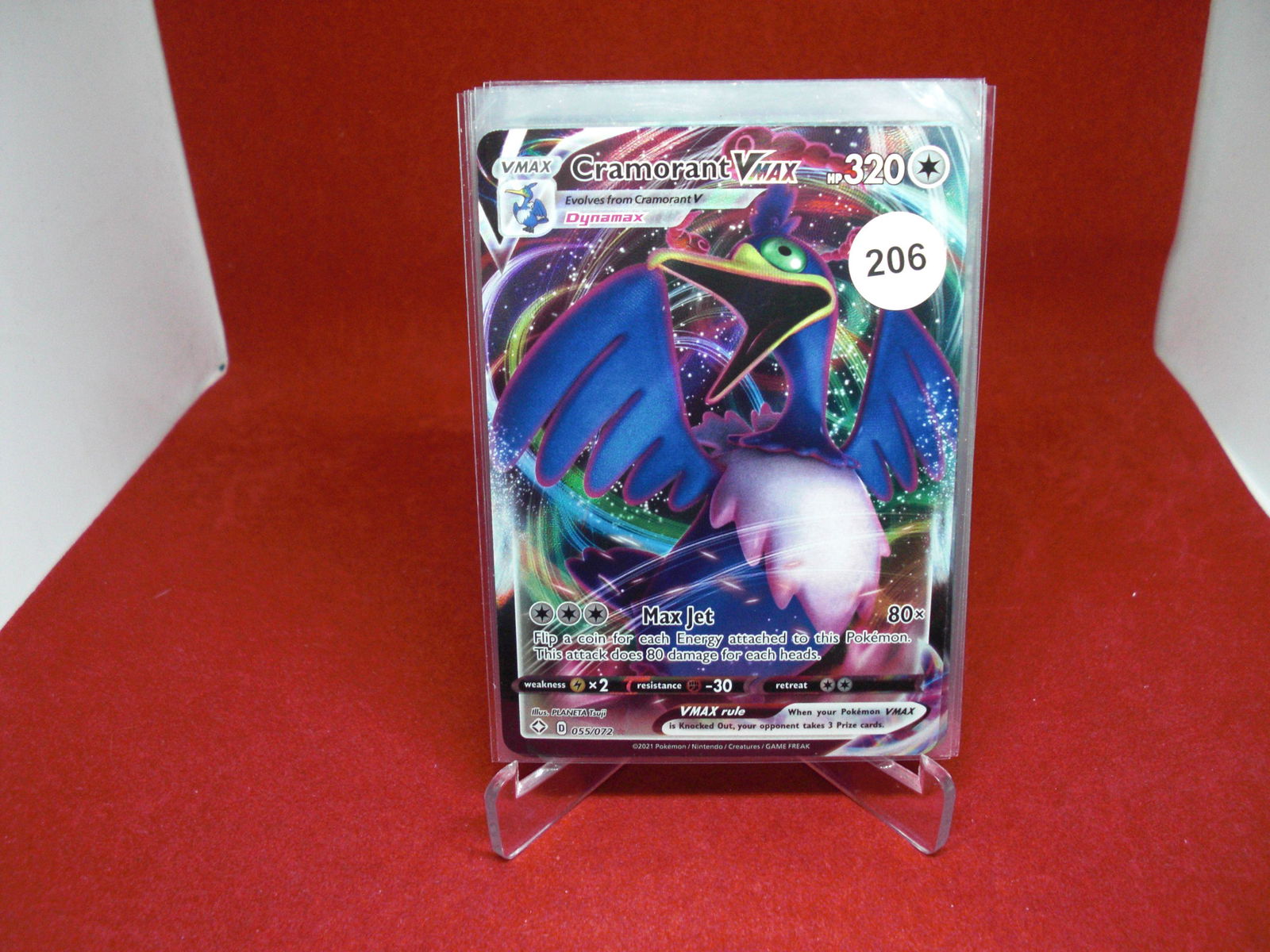 pokemon card cramorant vmax (1 of 1)