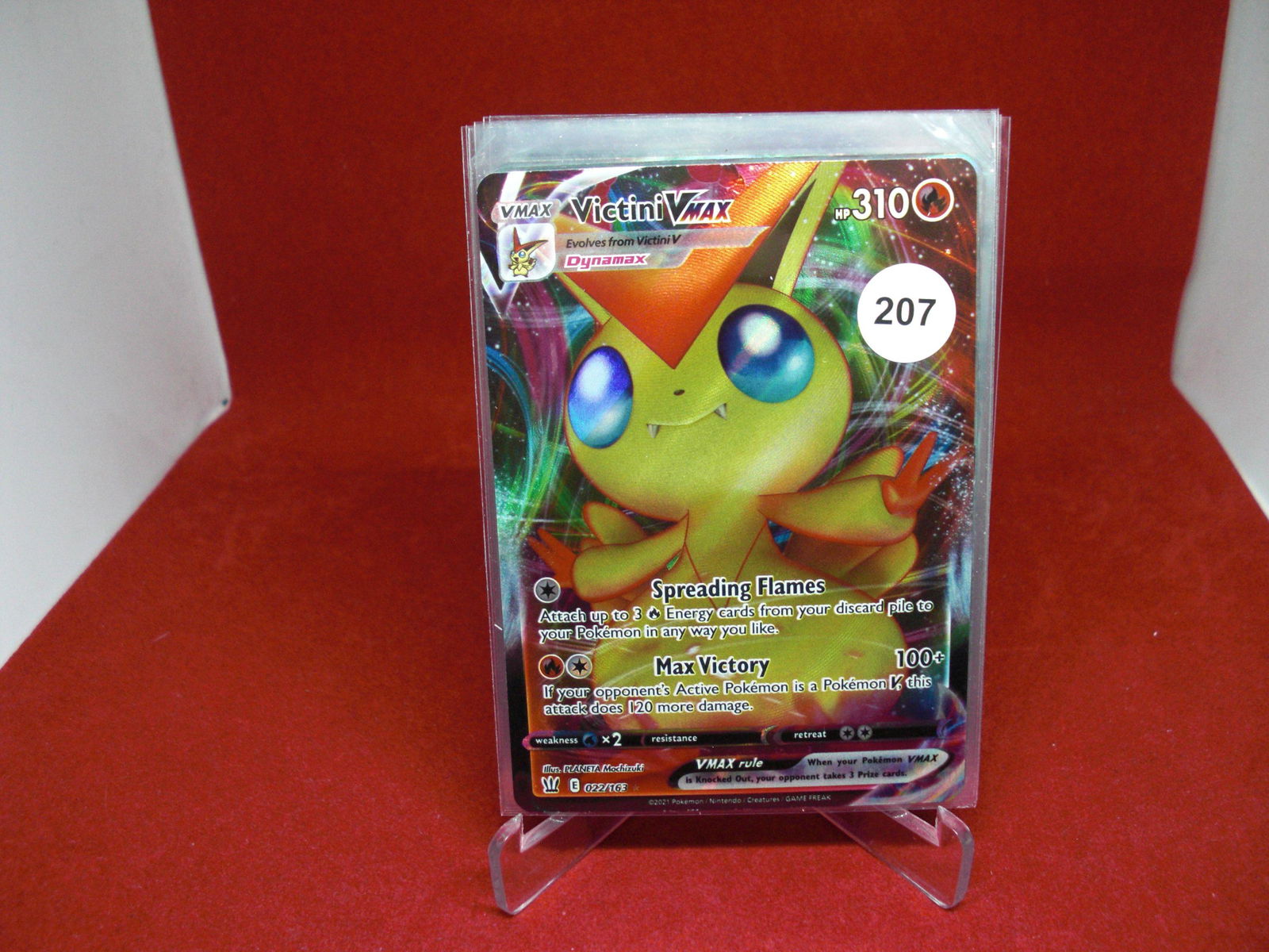 pokemon card victini vmax (1 of 1)