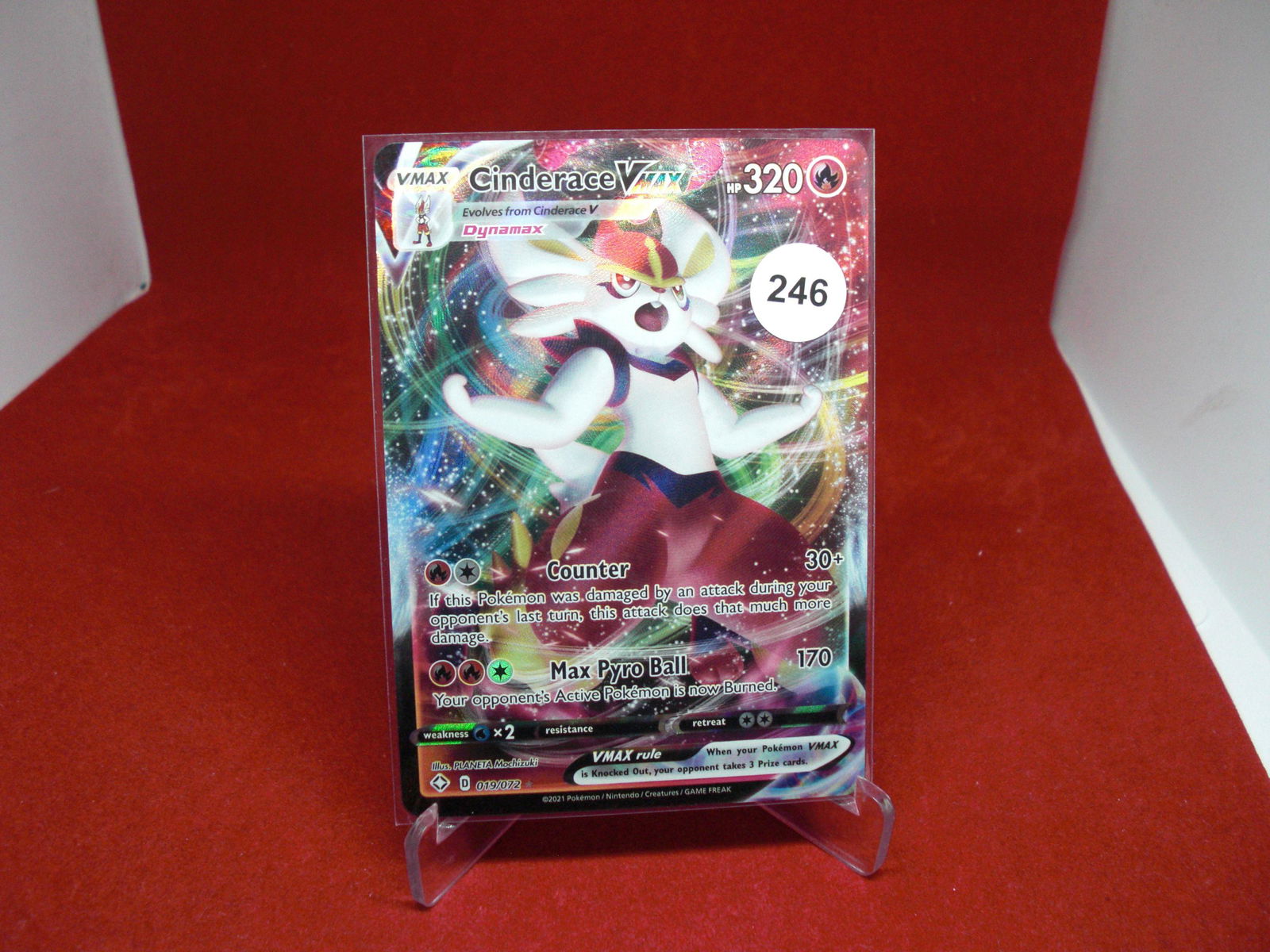 pokemon card cinderace vmax (1 of 1)