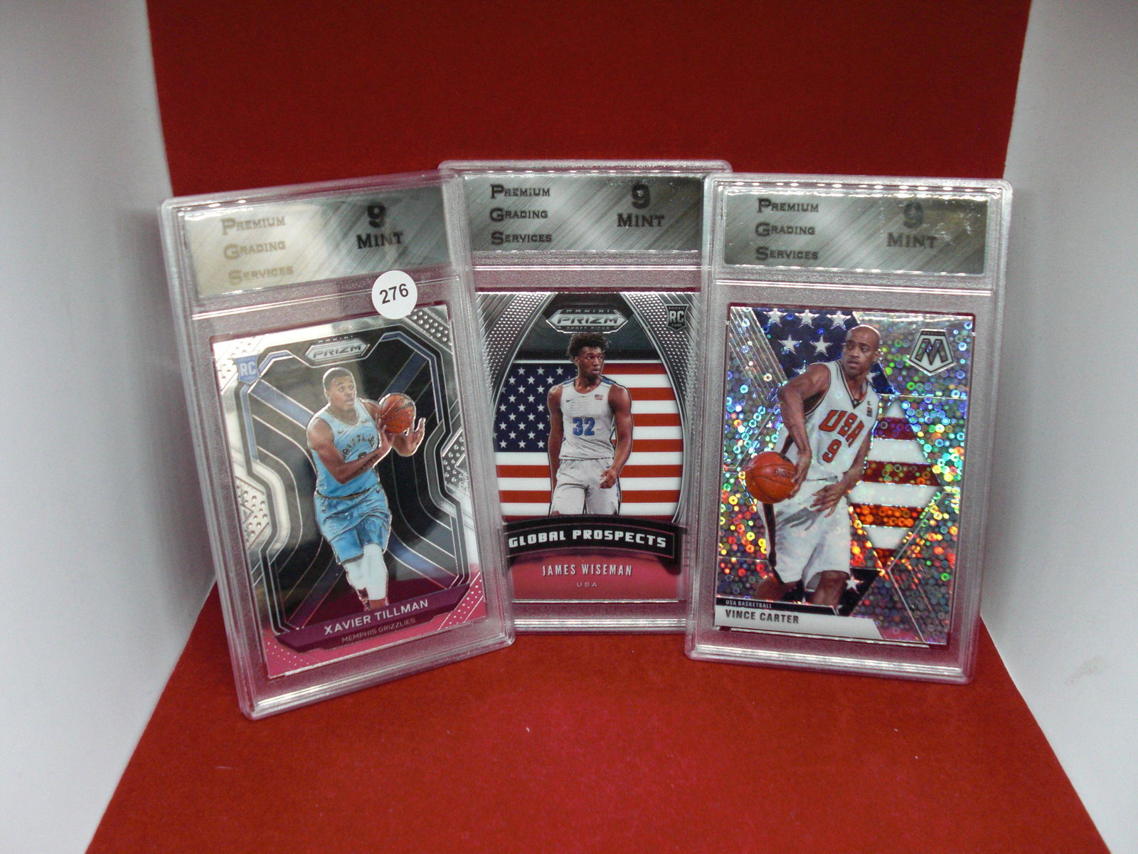 lot of 3 graded basketball cards pgs 9's (1 of 1)