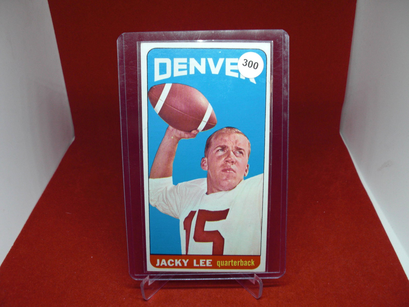 1965 topps football jacky lee (1 of 1)