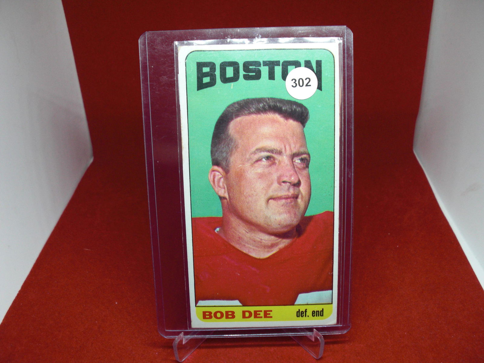 1965 topps football bob dee sp (1 of 1)