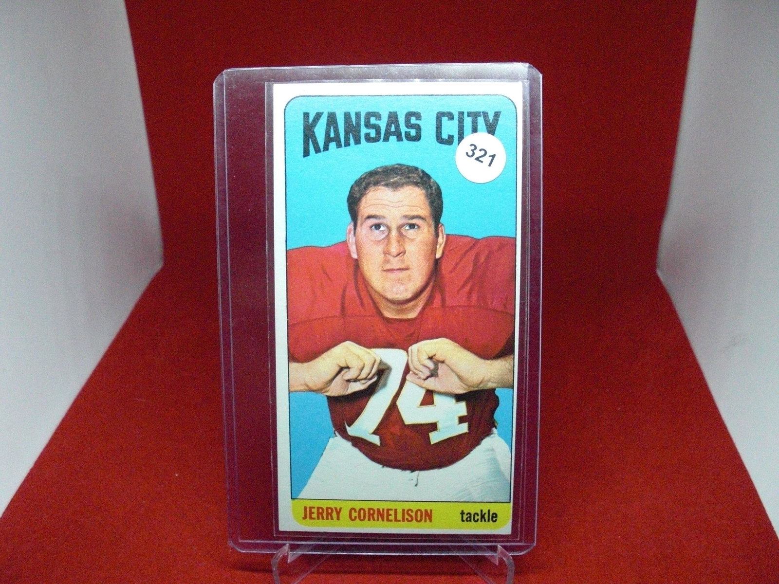high grade 1965 topps football jerry cornelson (1 of 1)