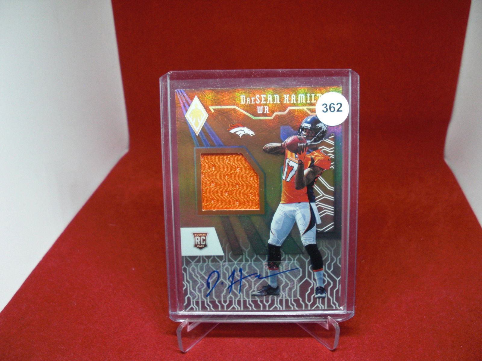 daesean hamilton jersey auto 167/199 (1 of 1)