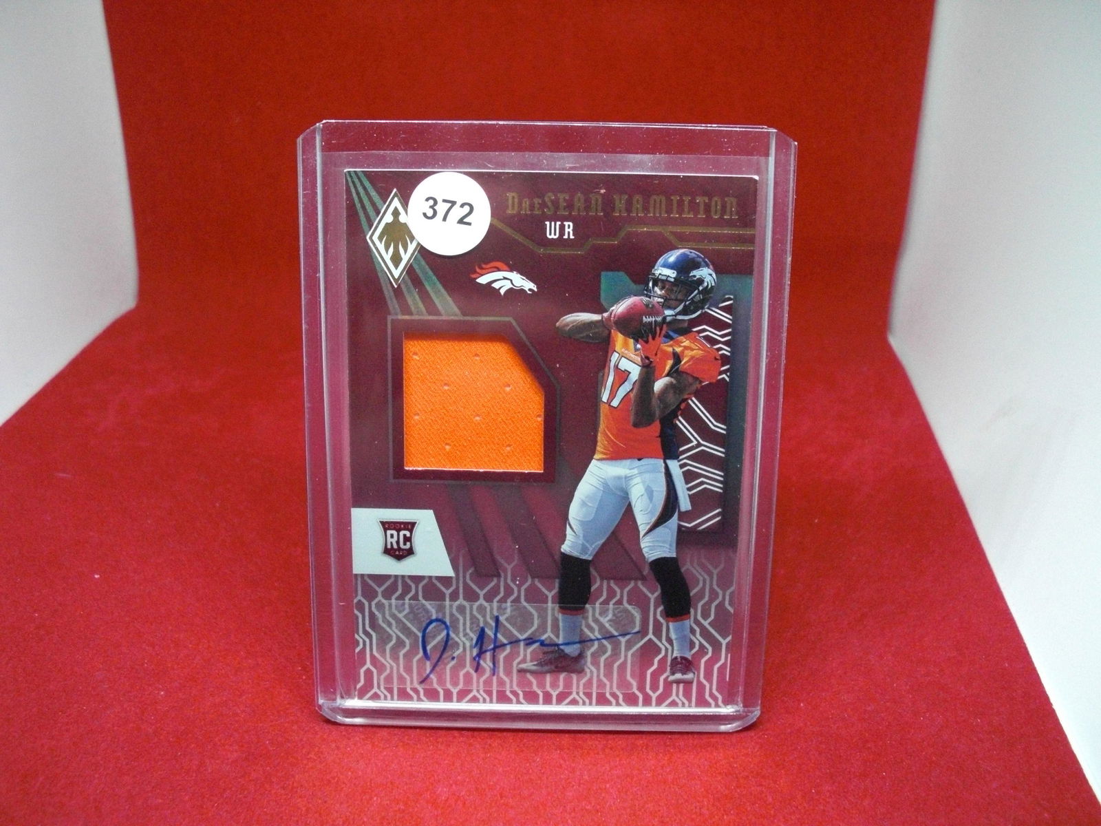 daesean hamilton rookie patch auto 201/299 (1 of 1)