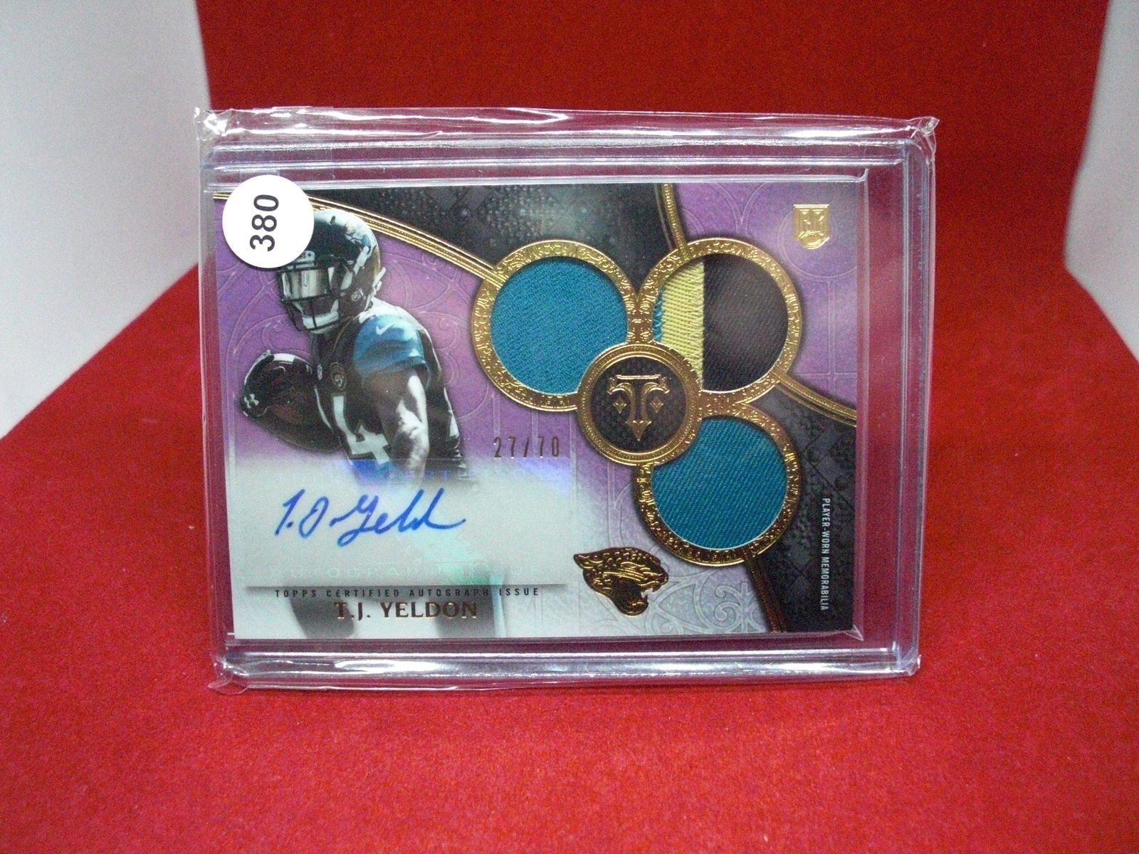 tj yeldon rookie patch auto 27/70 (1 of 1)