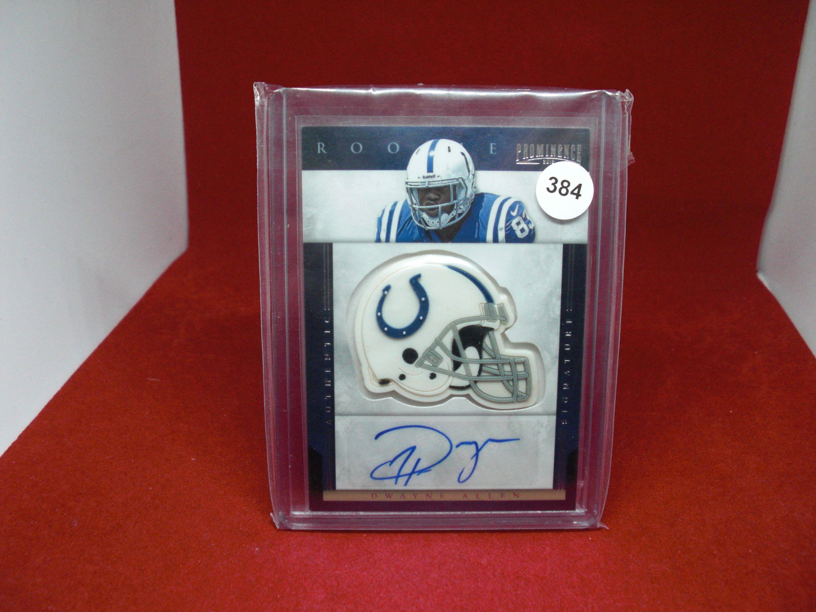 dwayne allen colts rookie relic auto 115/200 (1 of 1)