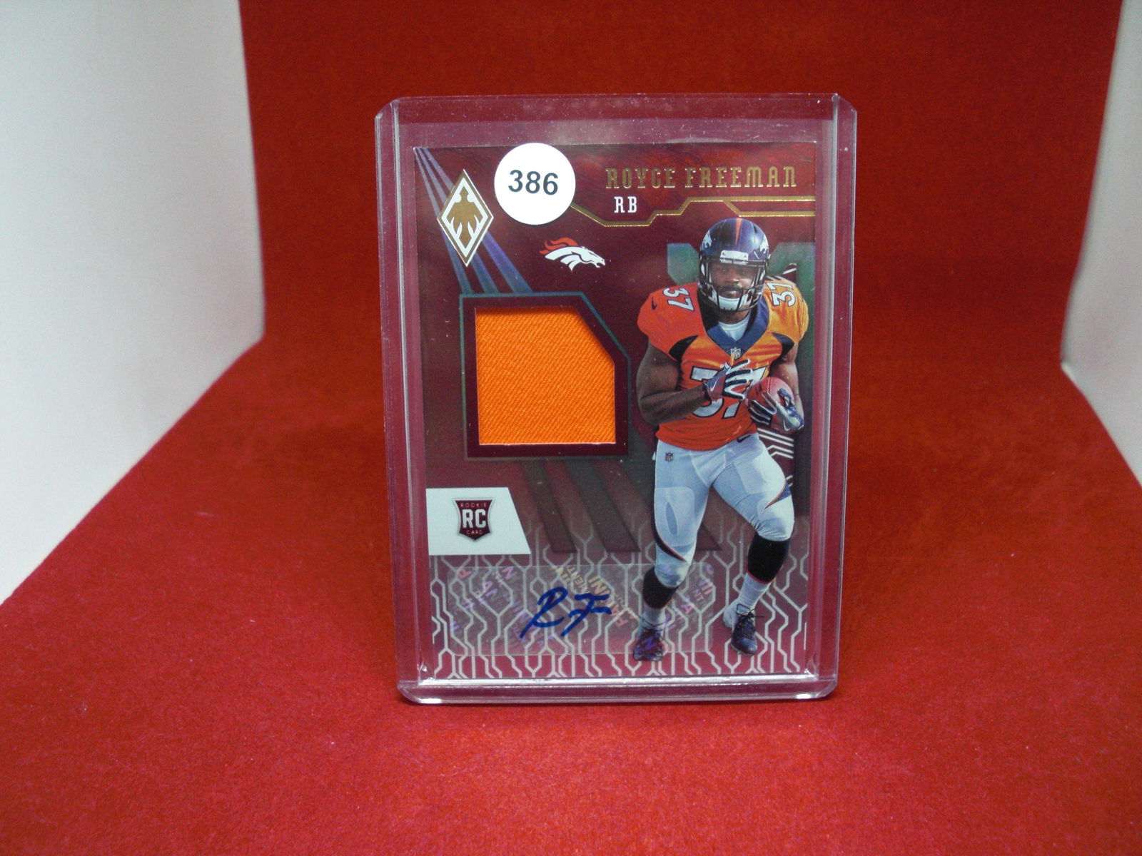 royce freeman rookie patch auto (1 of 1)