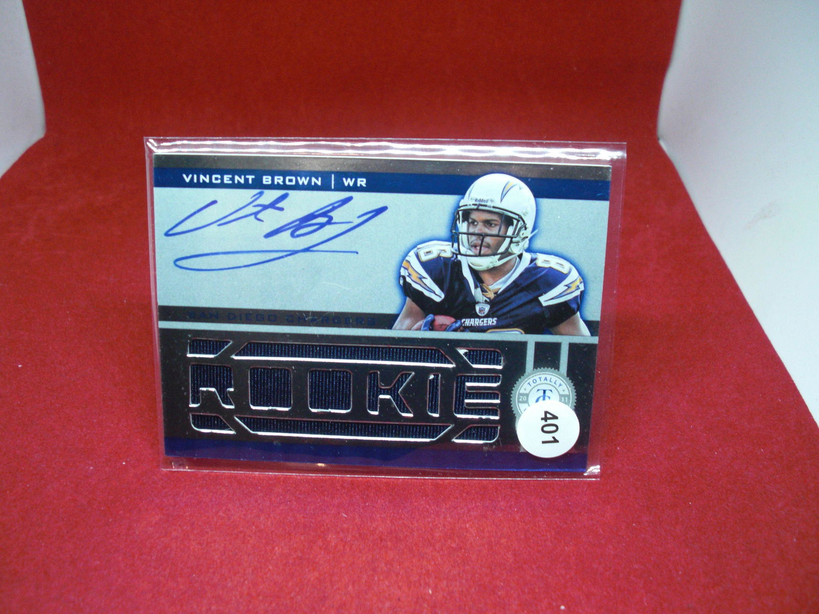 vincent brown rookie jersey auto (1 of 1)