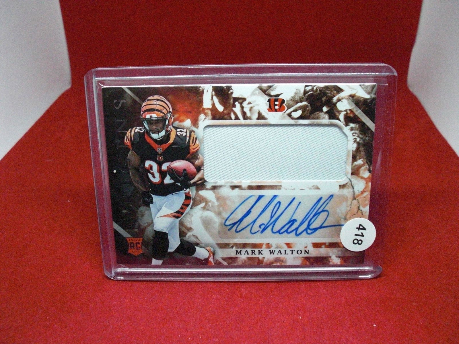 mark walton rookie patch auto (1 of 1)