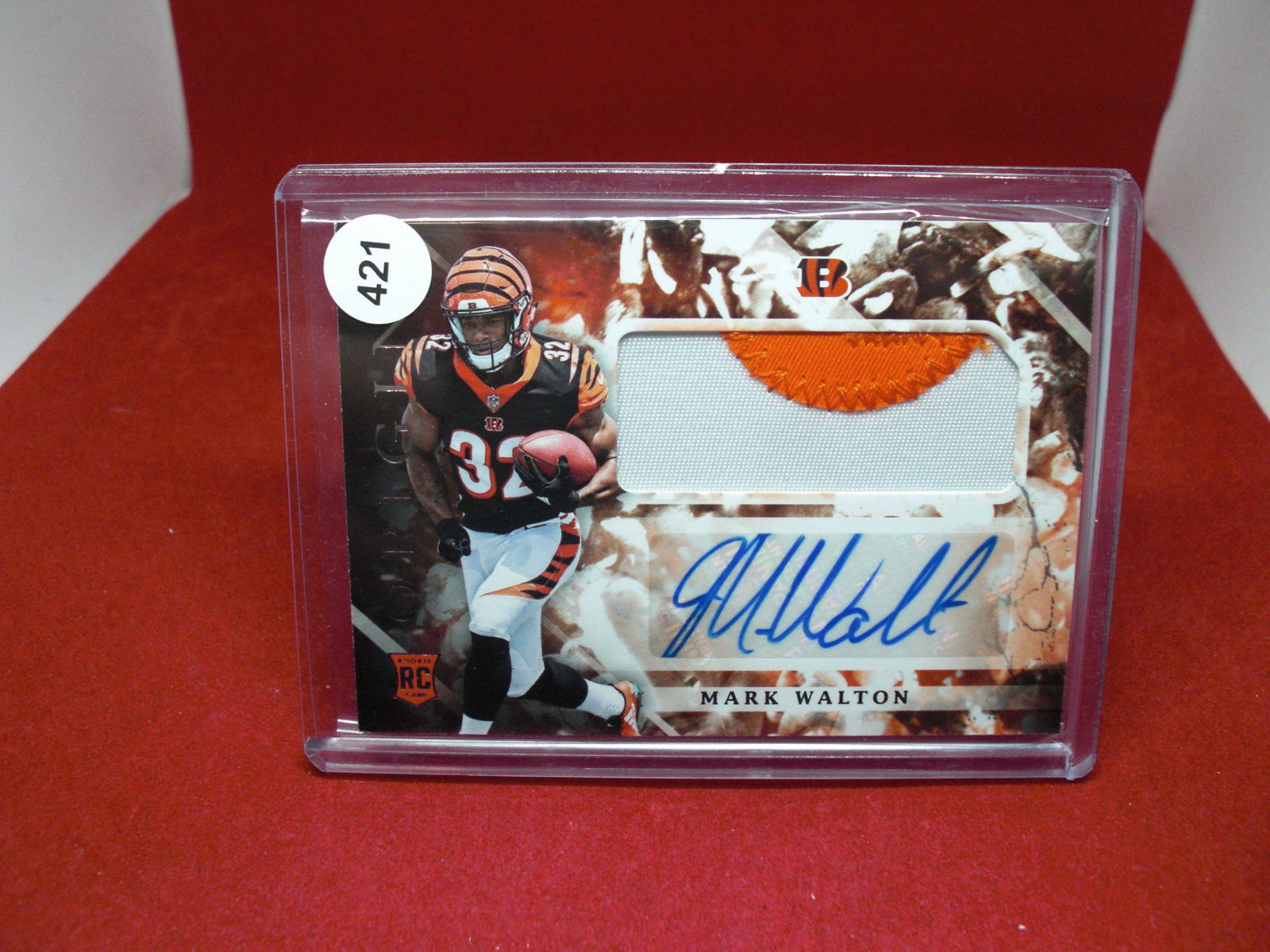 mark walton rookie patch auto (1 of 1)