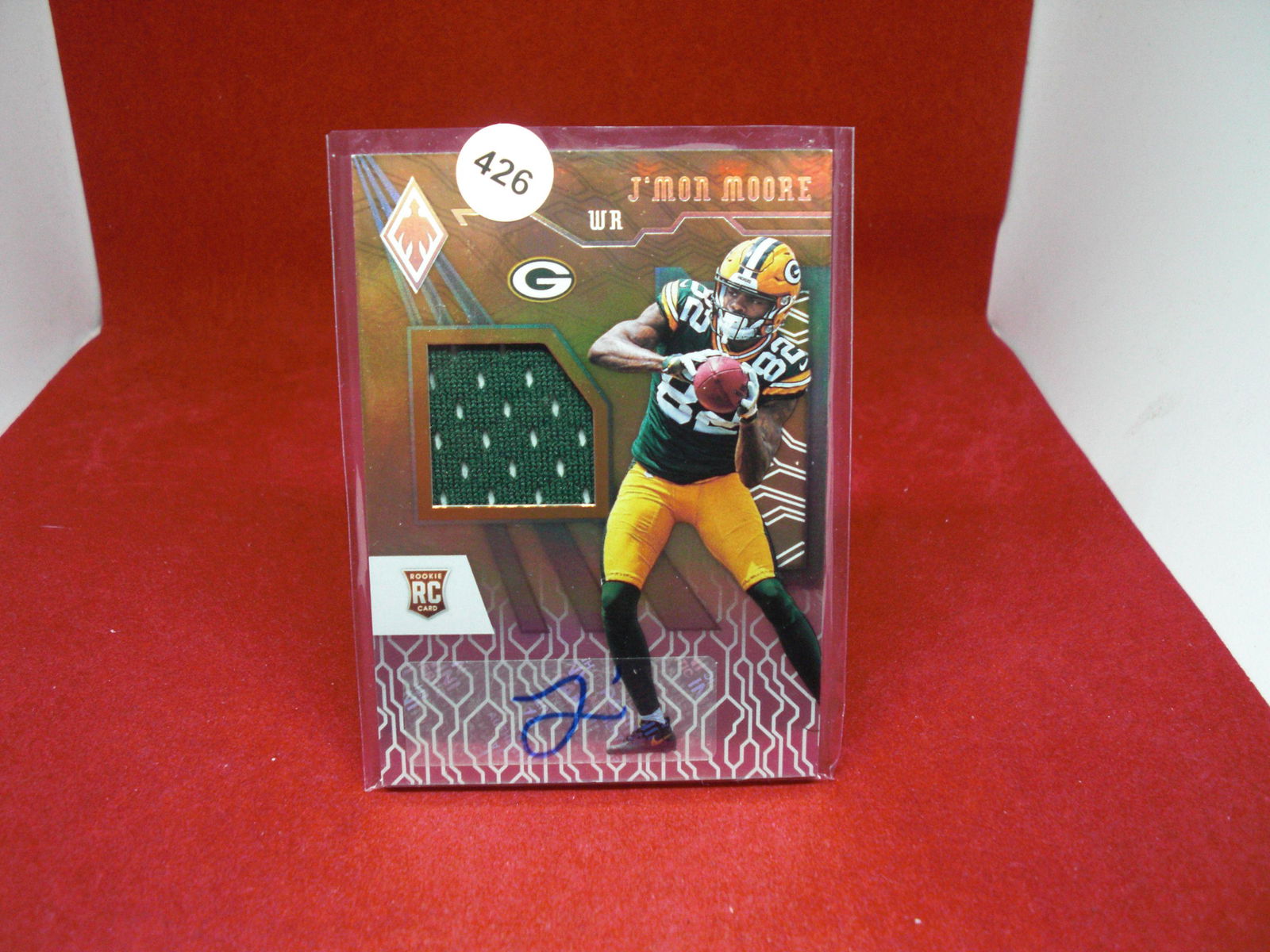 jmon moore rookie jersey auto 115/199 (1 of 1)