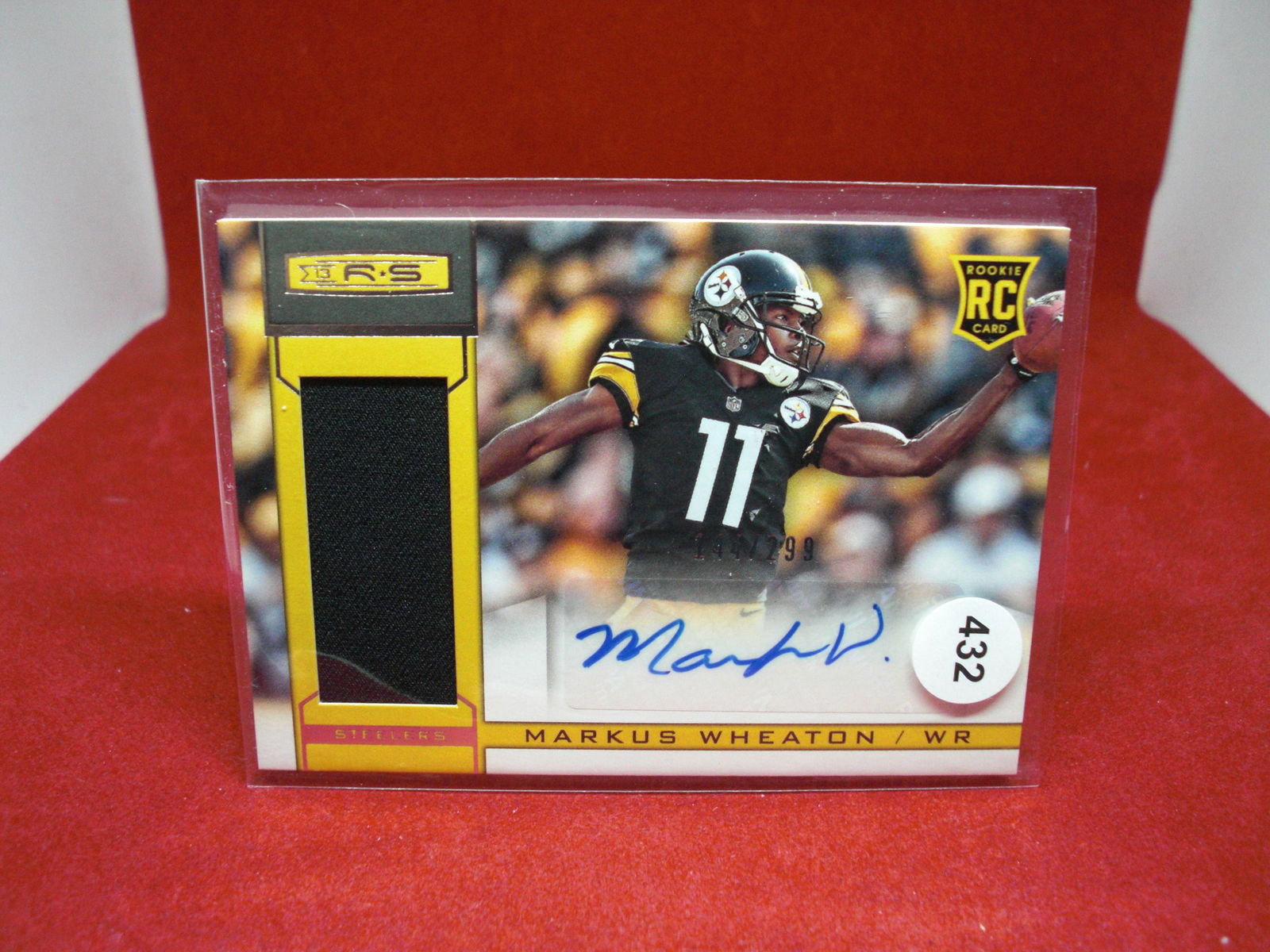 marcus wheaton rookie jersey auto 144/299 (1 of 1)