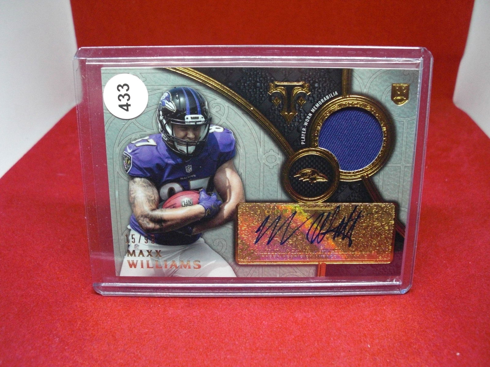maxx williams rookie jersey auto 15/99 (1 of 1)