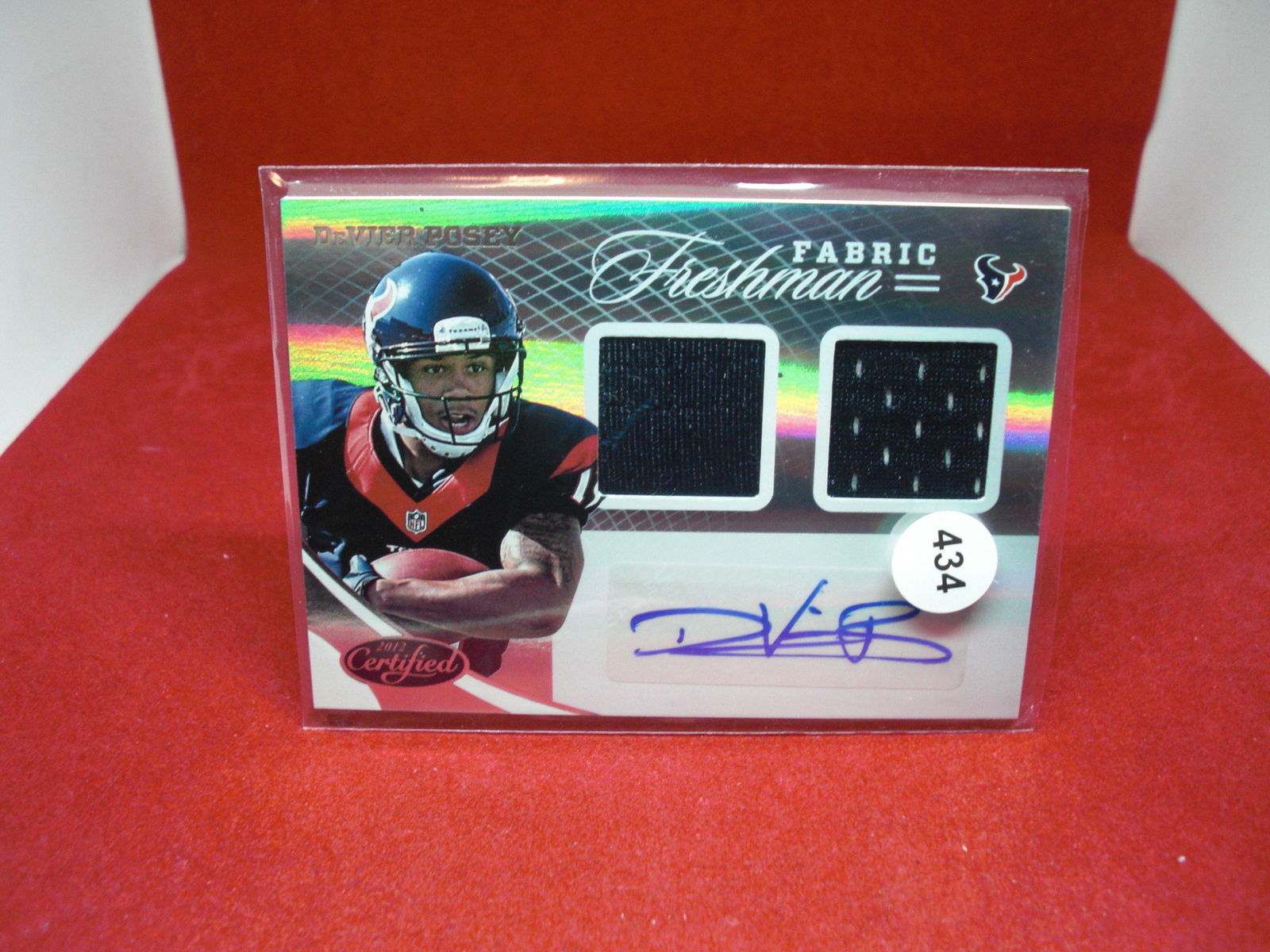 devier posey dual jersey auto 208/499 (1 of 1)