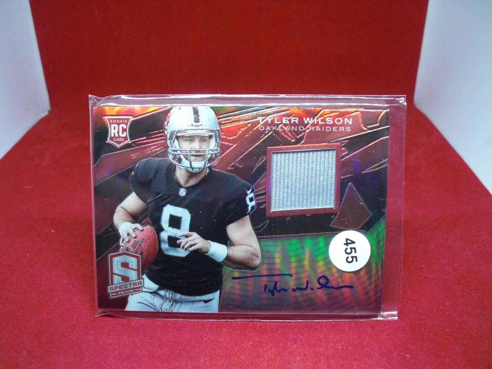 tyler wilson rookie jersey card 07/25 (1 of 1)