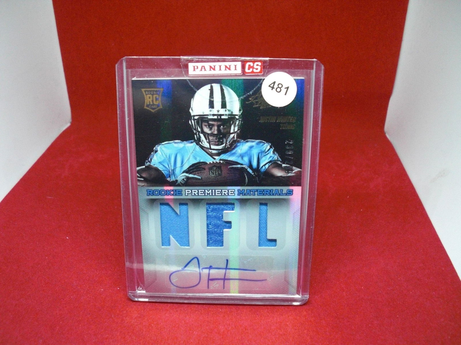 justin hunter rookie jersey auto 230/299 (1 of 1)