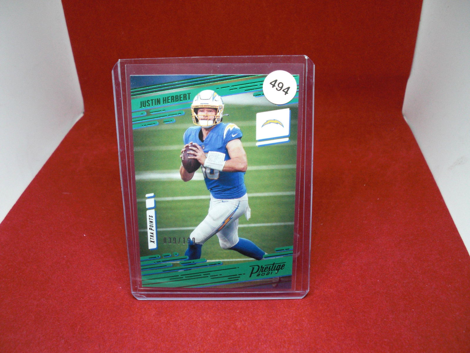 justin herbert green foil 039/199 (1 of 1)