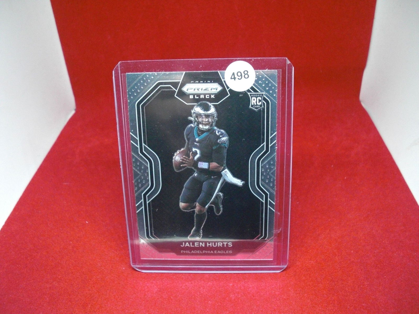 jalen hurts prizm black rookie (1 of 1)