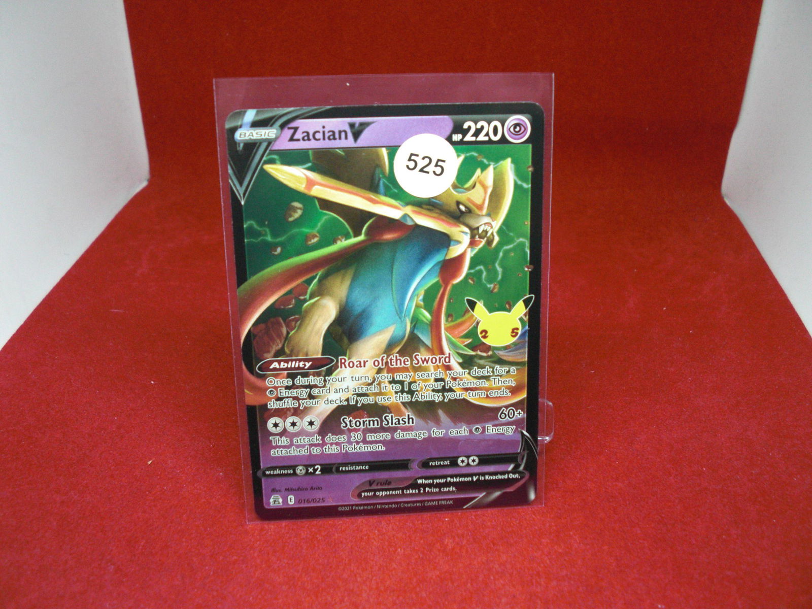 zacian v pokemon card (1 of 1)