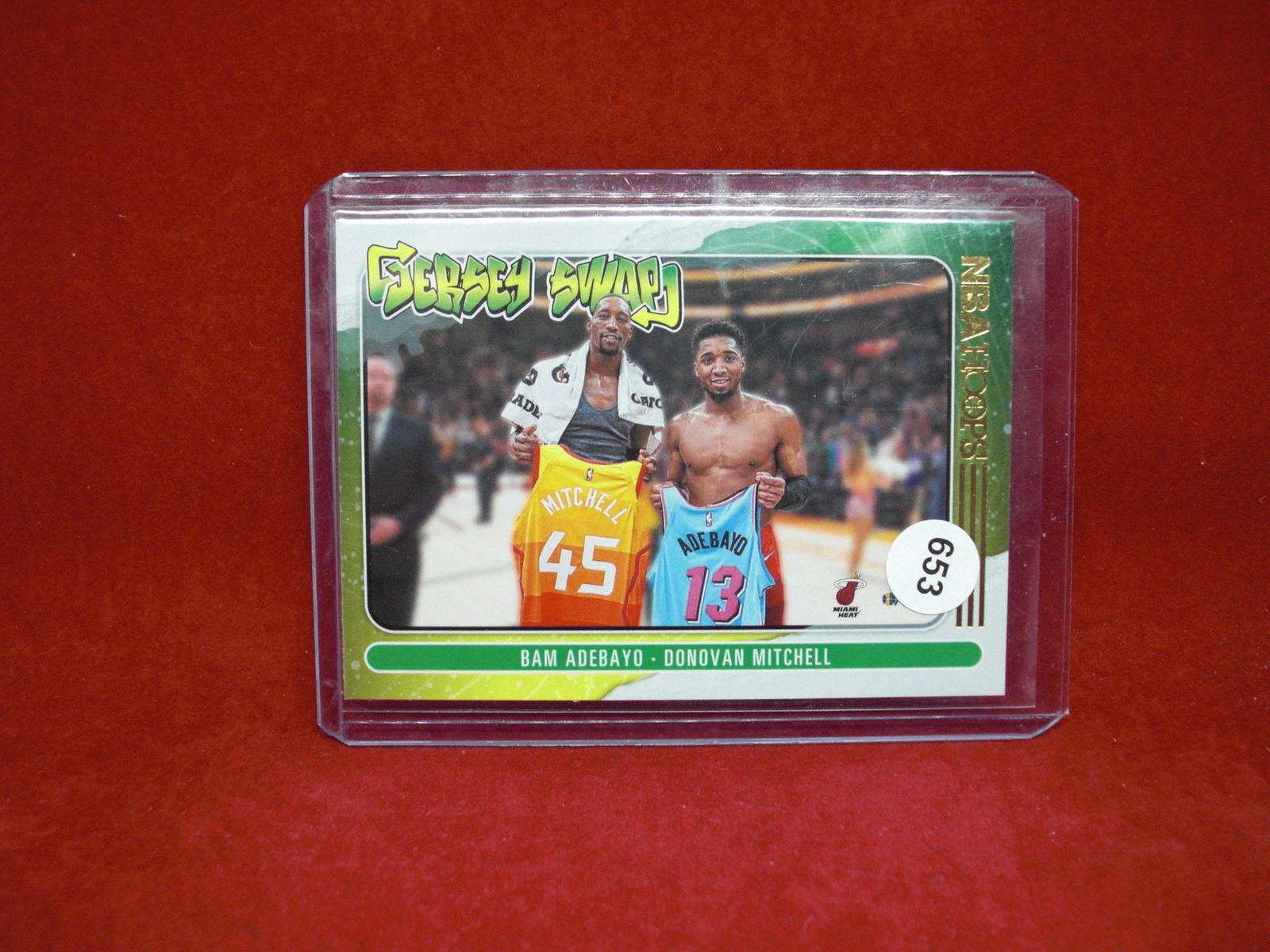 bam adebayo donovan mitchell jersey swap (1 of 1)