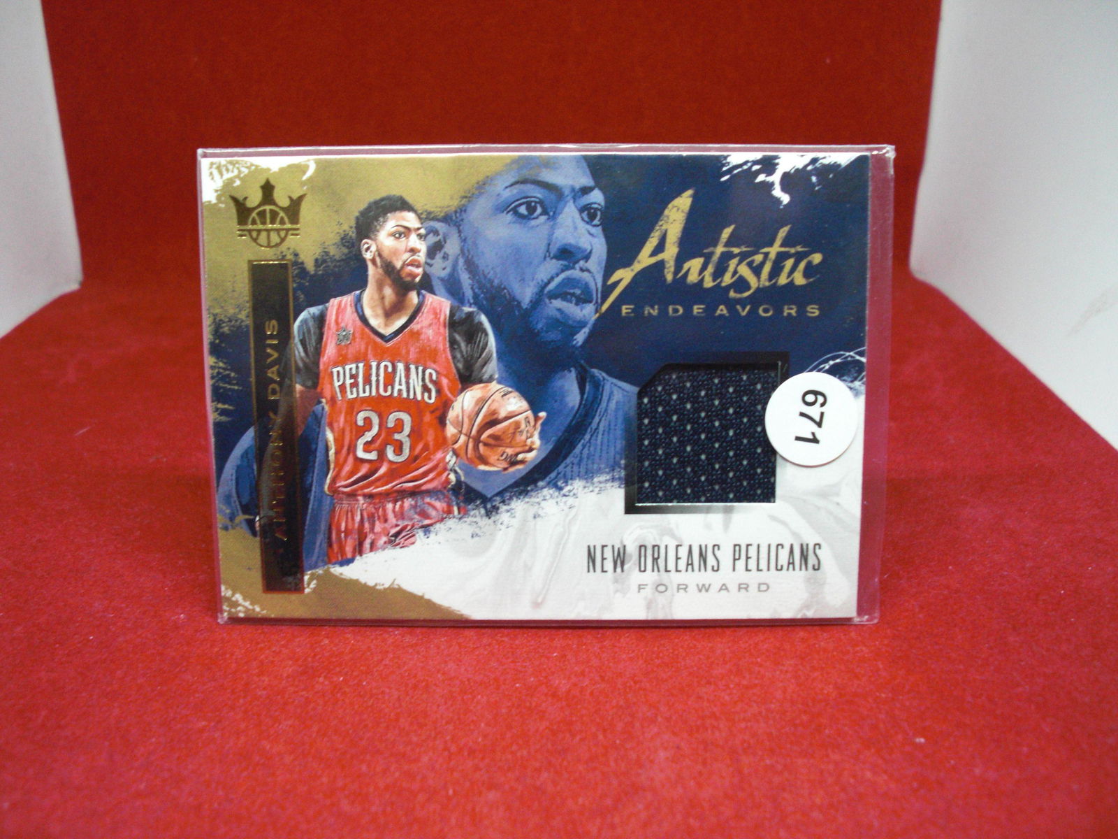 anthony davis jersey card 295/299 (1 of 1)
