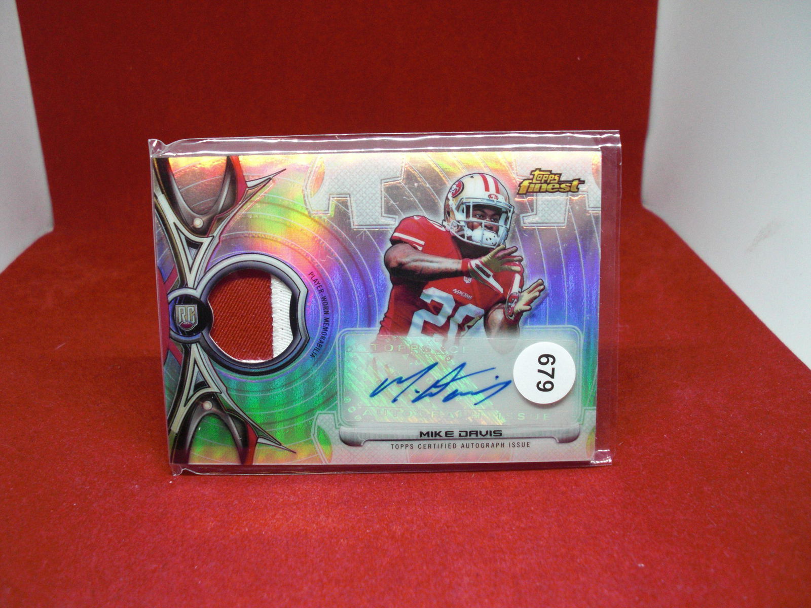 mike davis rookie jersey auto (1 of 1)
