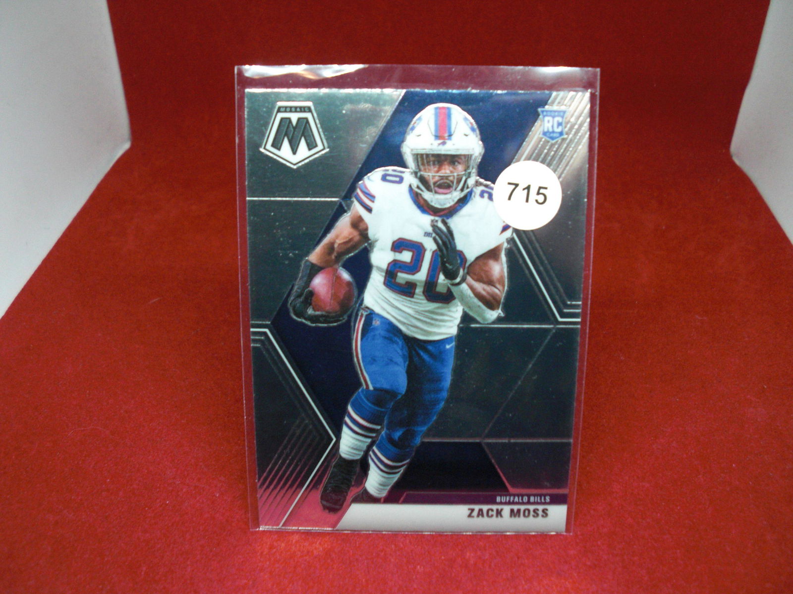 zack moss rookie card (1 of 1)
