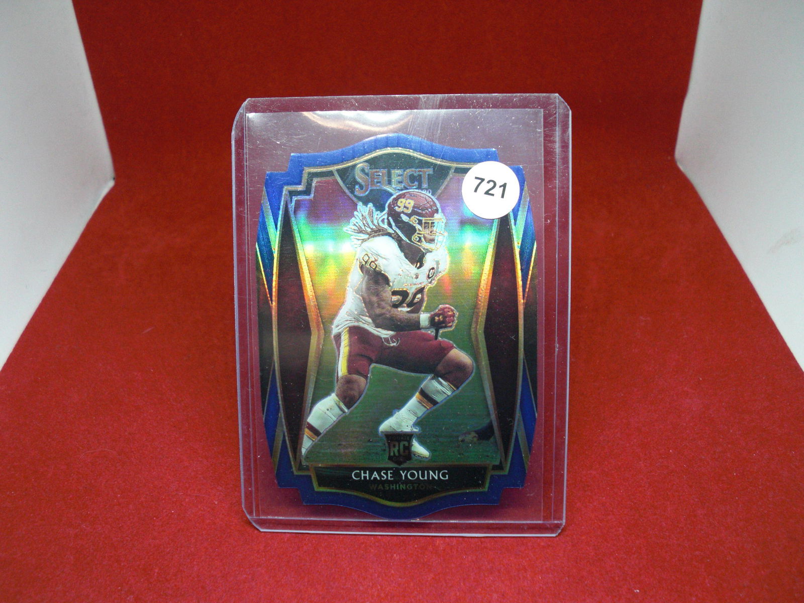 chase young die cut blue rookie (1 of 1)