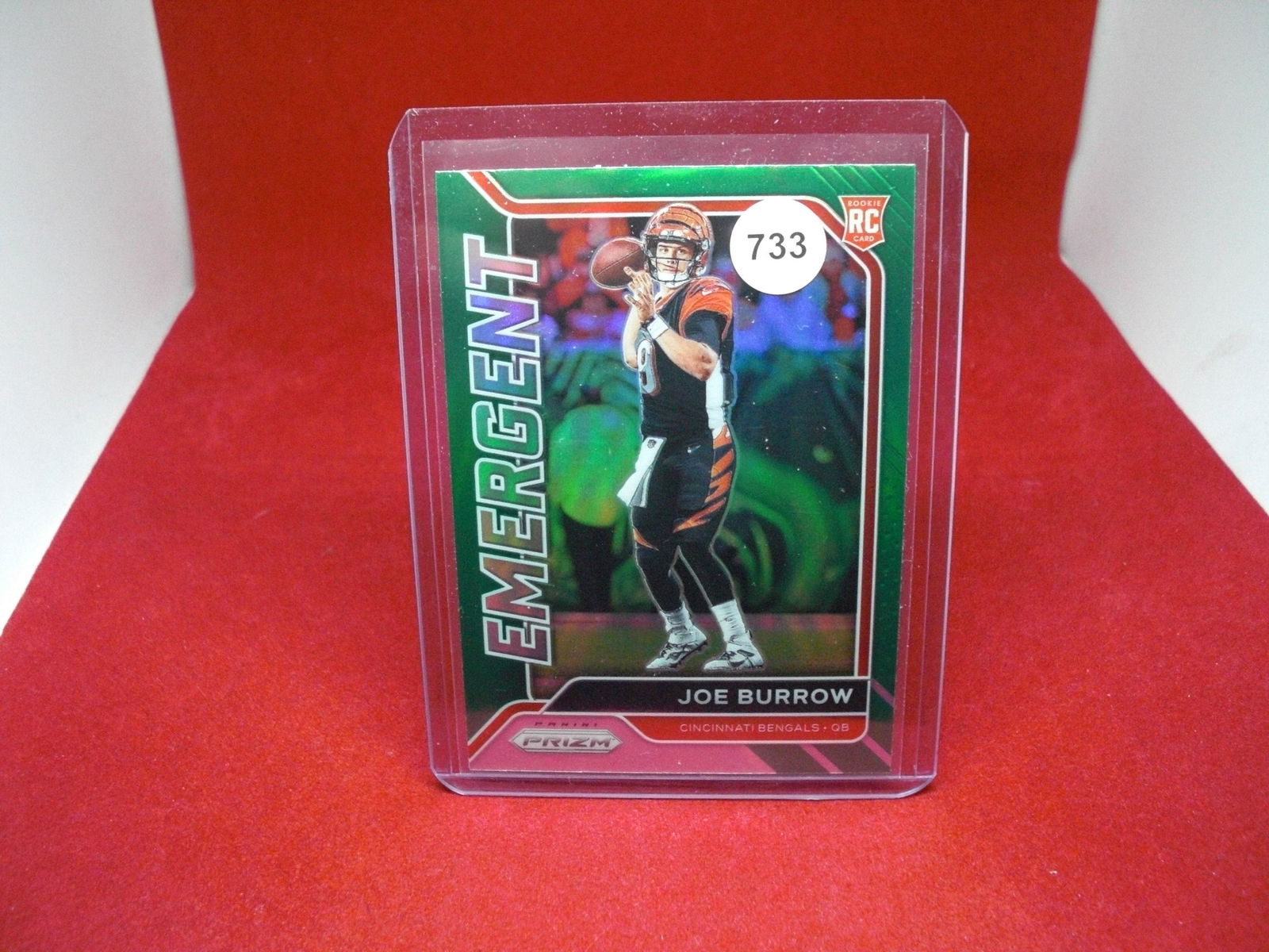joe burrow emergent green rookie (1 of 1)