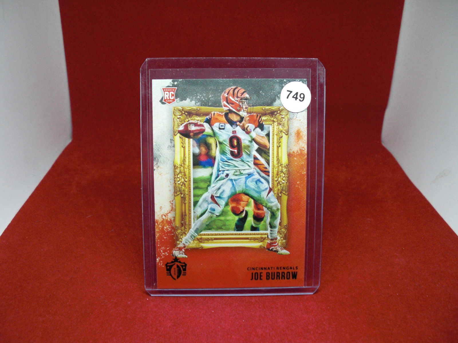 joe burrow green foil rookie (1 of 1)