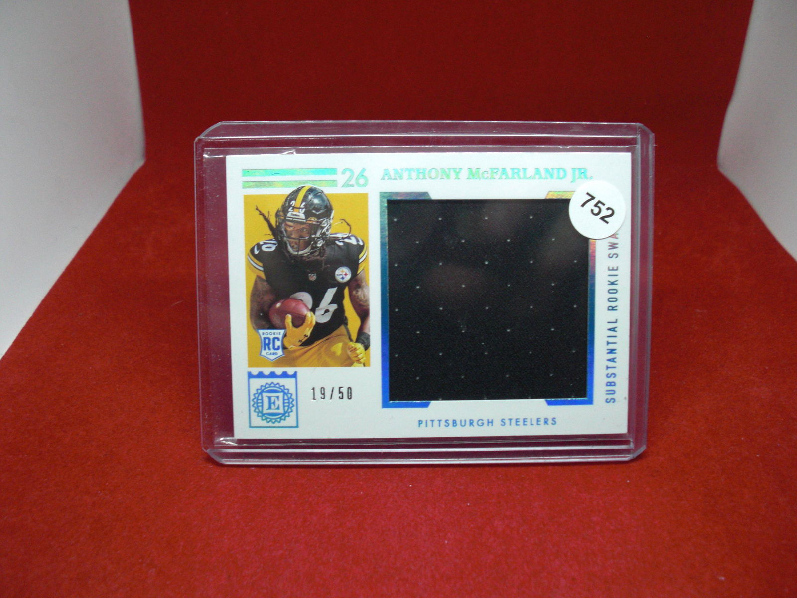 anthony mcfarland jumbe jersey card 19/50 (1 of 1)