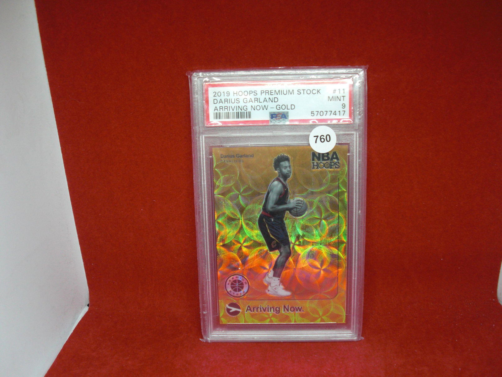 psa 9 mint darius garland arriving now gold 06/10 (1 of 1)
