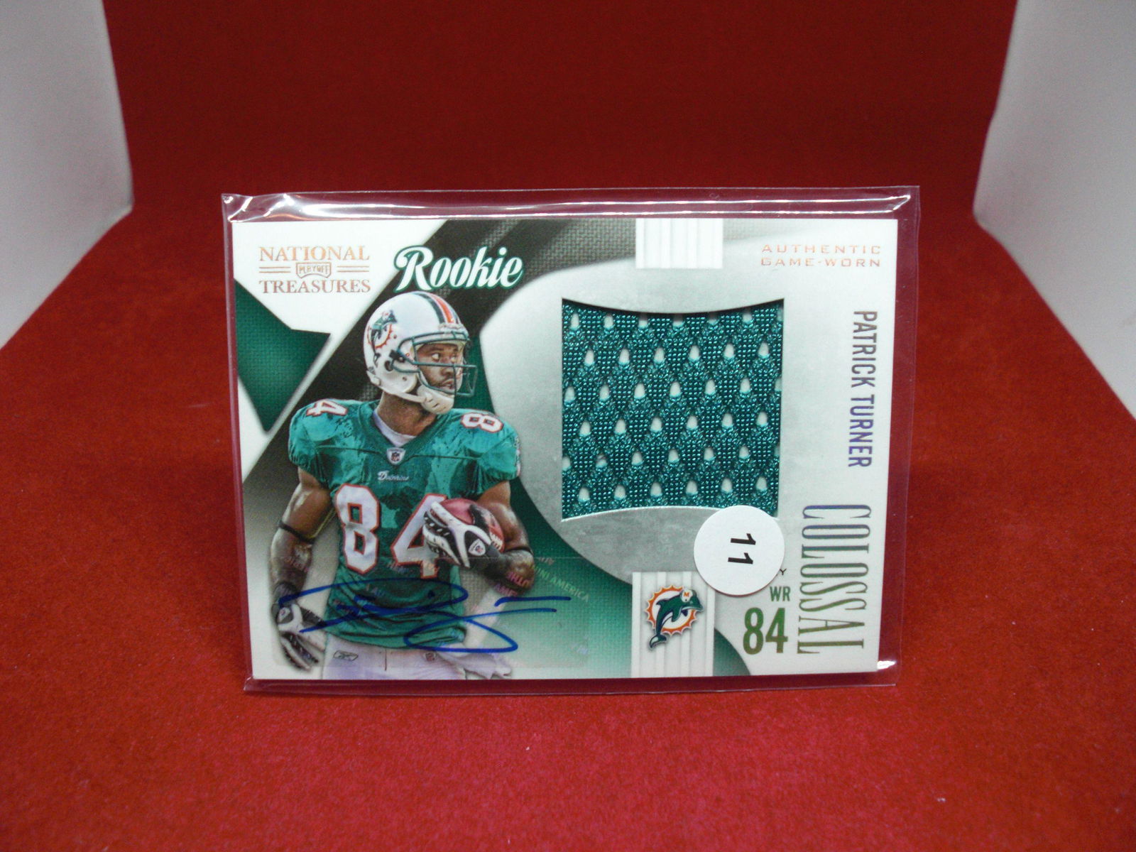 patrick turner rookie jersey auto 33/50 (1 of 1)