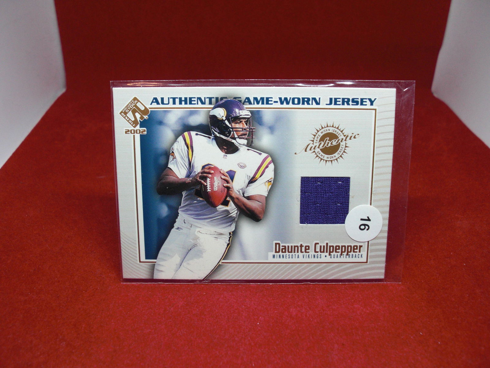 daunte culpepper jersey card (1 of 1)