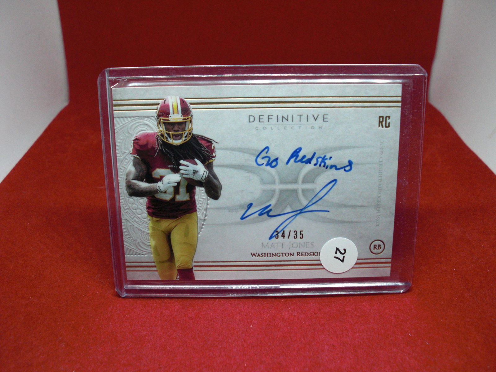 matt jones rookie auto 34/35 (1 of 1)