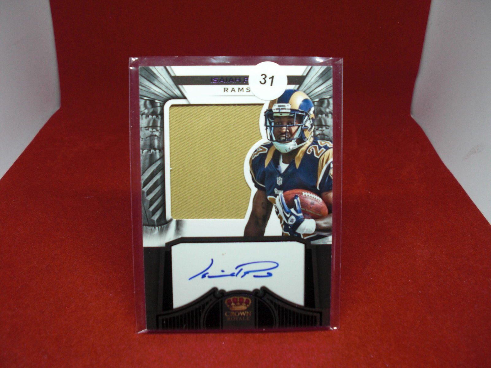 isaiah pead numbered jersey auto 19/25 (1 of 1)